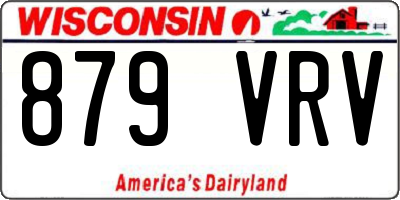 WI license plate 879VRV