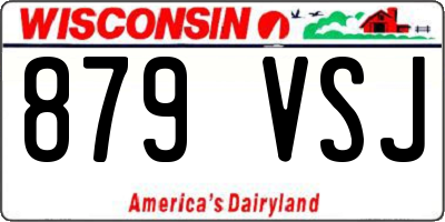 WI license plate 879VSJ