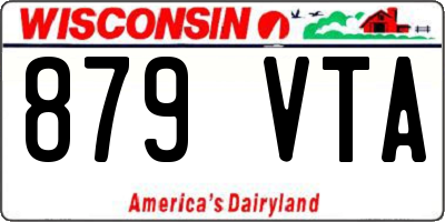 WI license plate 879VTA