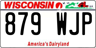 WI license plate 879WJP