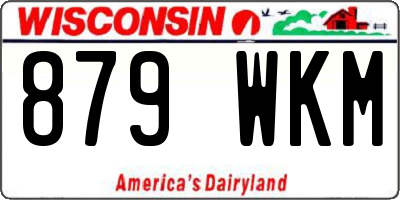 WI license plate 879WKM