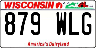 WI license plate 879WLG