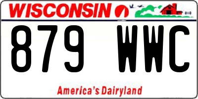 WI license plate 879WWC