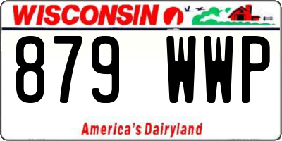 WI license plate 879WWP