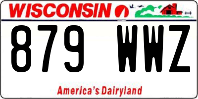 WI license plate 879WWZ
