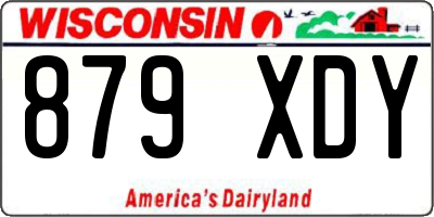 WI license plate 879XDY