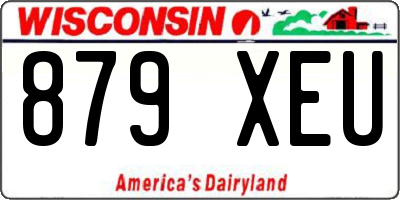 WI license plate 879XEU