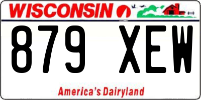 WI license plate 879XEW