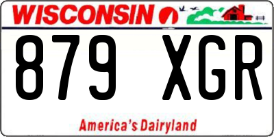 WI license plate 879XGR