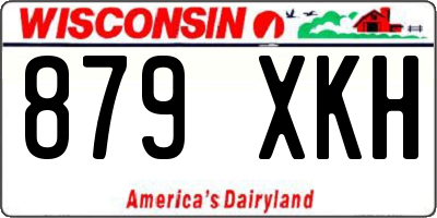 WI license plate 879XKH