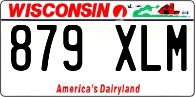 WI license plate 879XLM