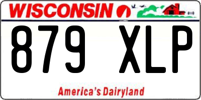 WI license plate 879XLP