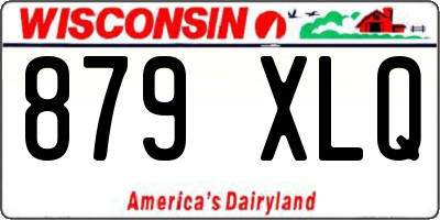 WI license plate 879XLQ