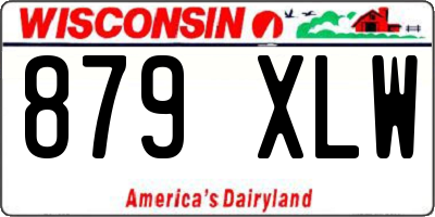 WI license plate 879XLW