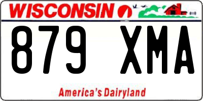 WI license plate 879XMA