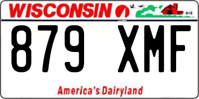 WI license plate 879XMF