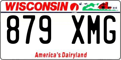 WI license plate 879XMG