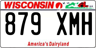 WI license plate 879XMH