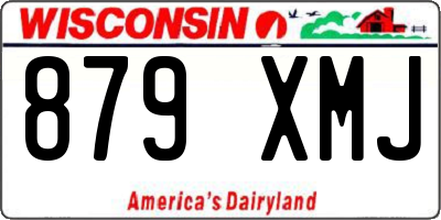 WI license plate 879XMJ