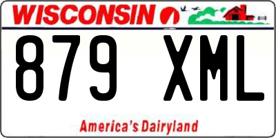WI license plate 879XML