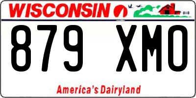 WI license plate 879XMO