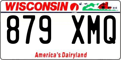 WI license plate 879XMQ