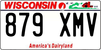 WI license plate 879XMV