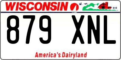 WI license plate 879XNL