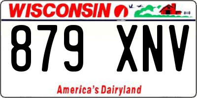 WI license plate 879XNV