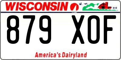 WI license plate 879XOF