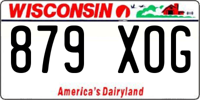 WI license plate 879XOG