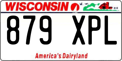 WI license plate 879XPL