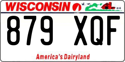 WI license plate 879XQF