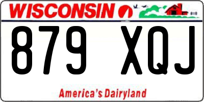 WI license plate 879XQJ