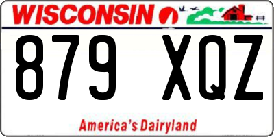 WI license plate 879XQZ
