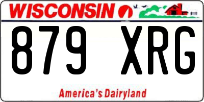WI license plate 879XRG