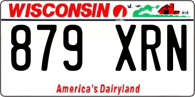 WI license plate 879XRN