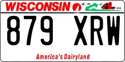WI license plate 879XRW