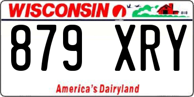 WI license plate 879XRY
