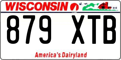 WI license plate 879XTB