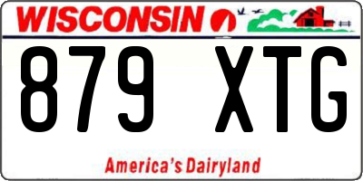 WI license plate 879XTG