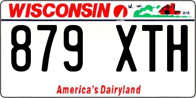 WI license plate 879XTH