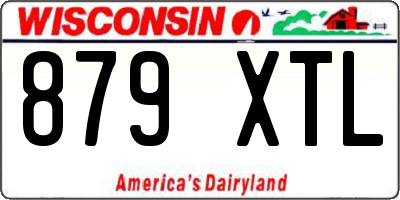 WI license plate 879XTL