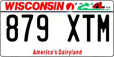 WI license plate 879XTM