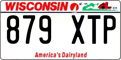 WI license plate 879XTP
