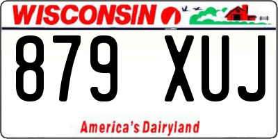WI license plate 879XUJ