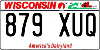 WI license plate 879XUQ