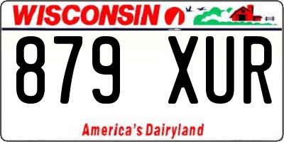 WI license plate 879XUR