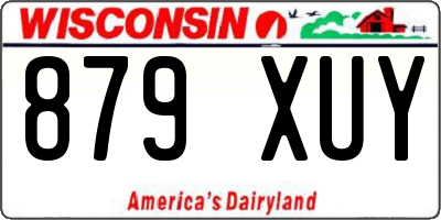 WI license plate 879XUY