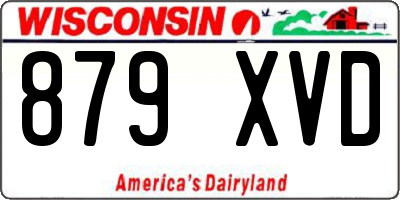 WI license plate 879XVD